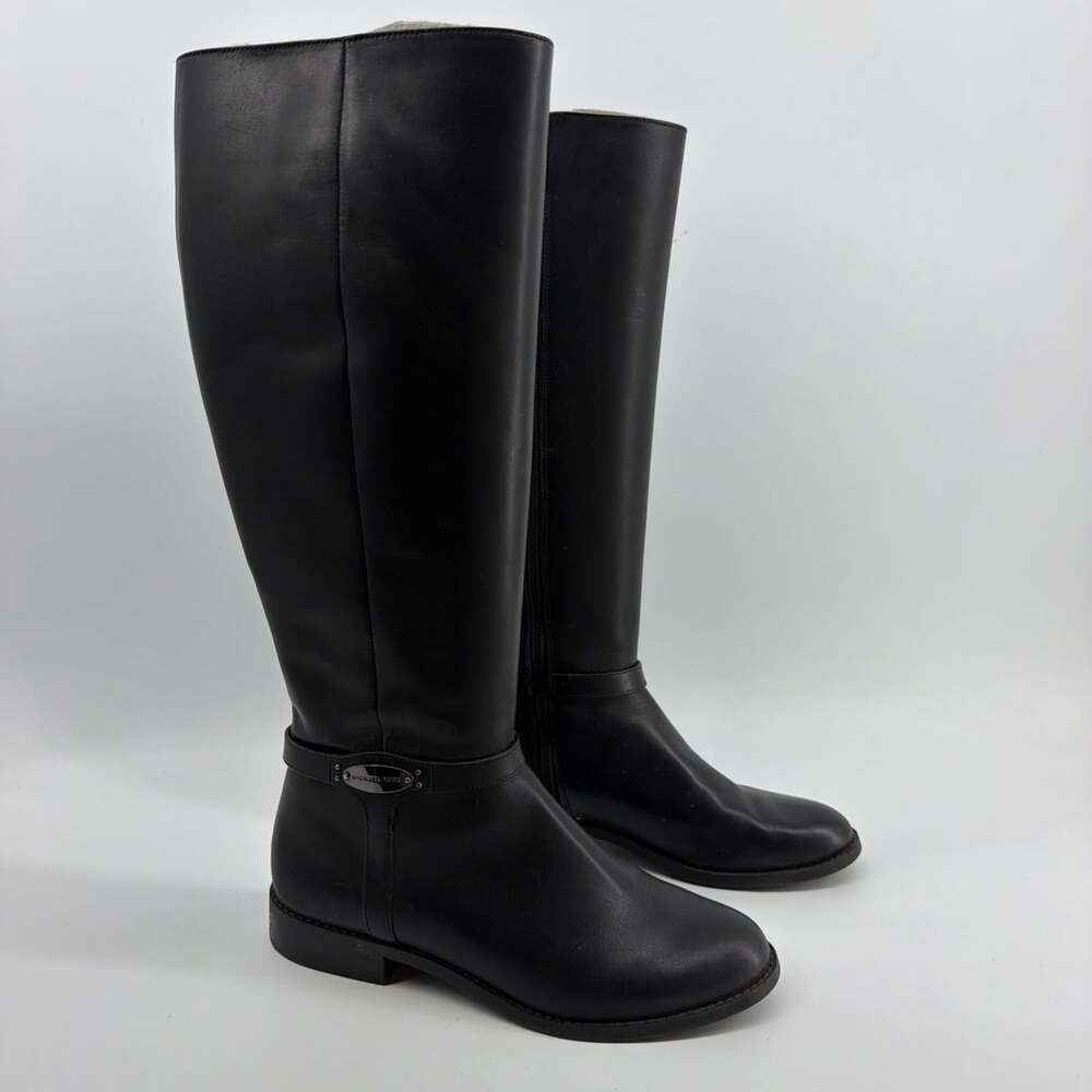 Michael Michael Kors Women's Finley Tall Riding Boots Black US 8M